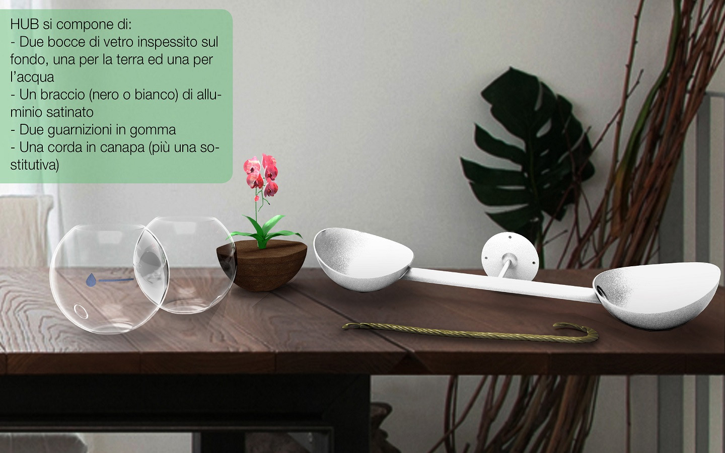 HUB, the smart vase