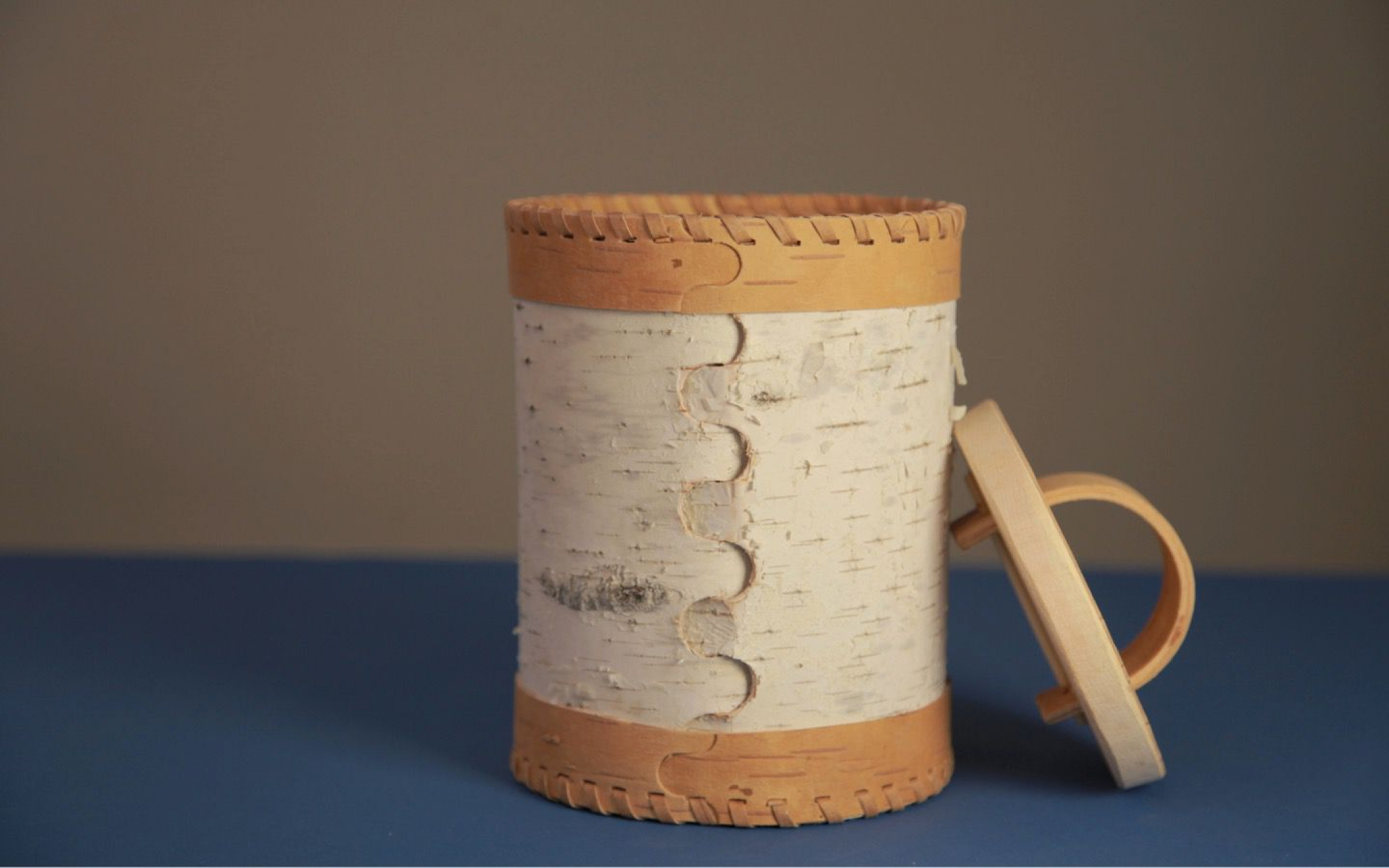 Birch bark food containers