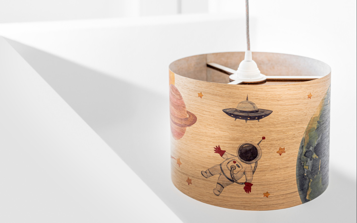 Children's wood lampshades