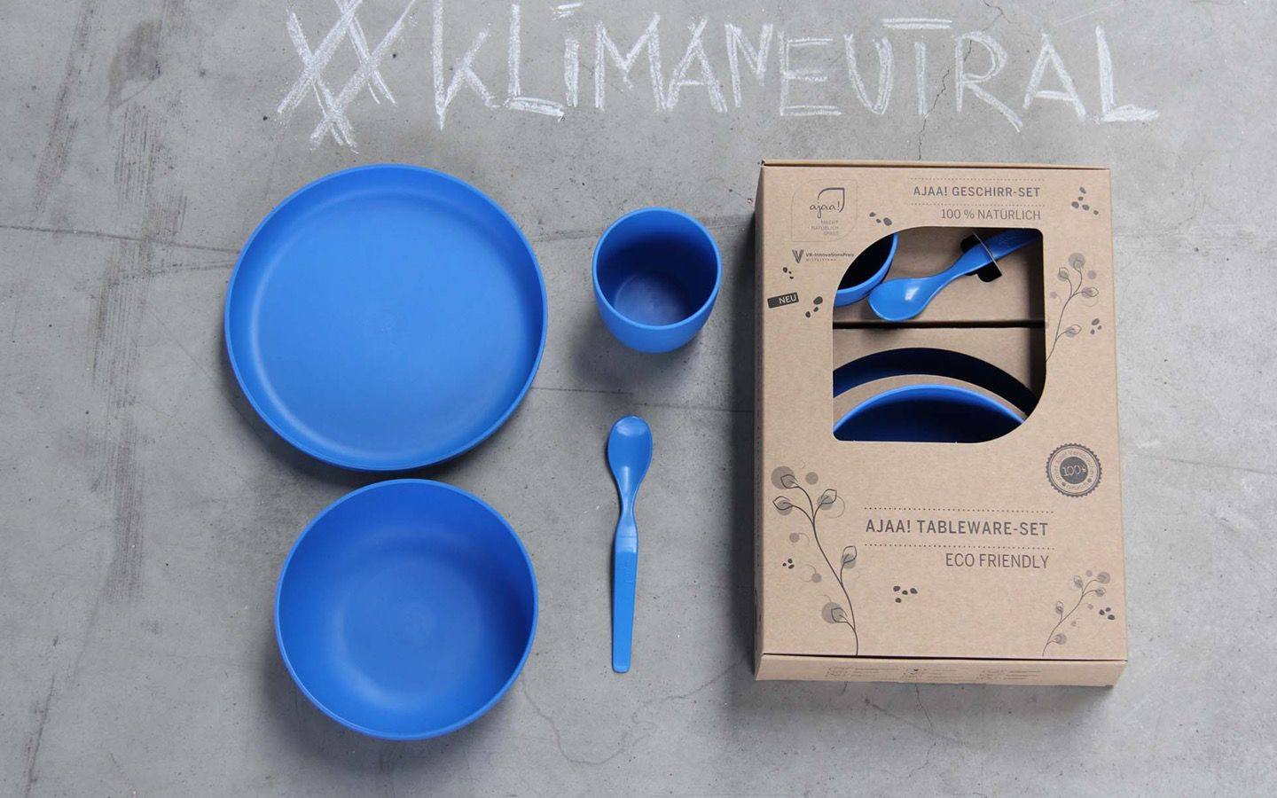 Crockeryset de caña de azúcar