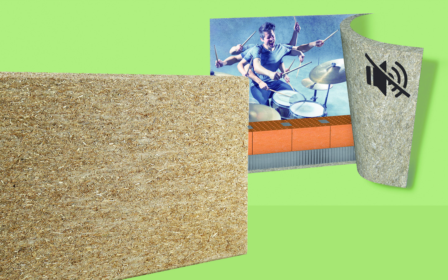 Hemp soundproofing panel