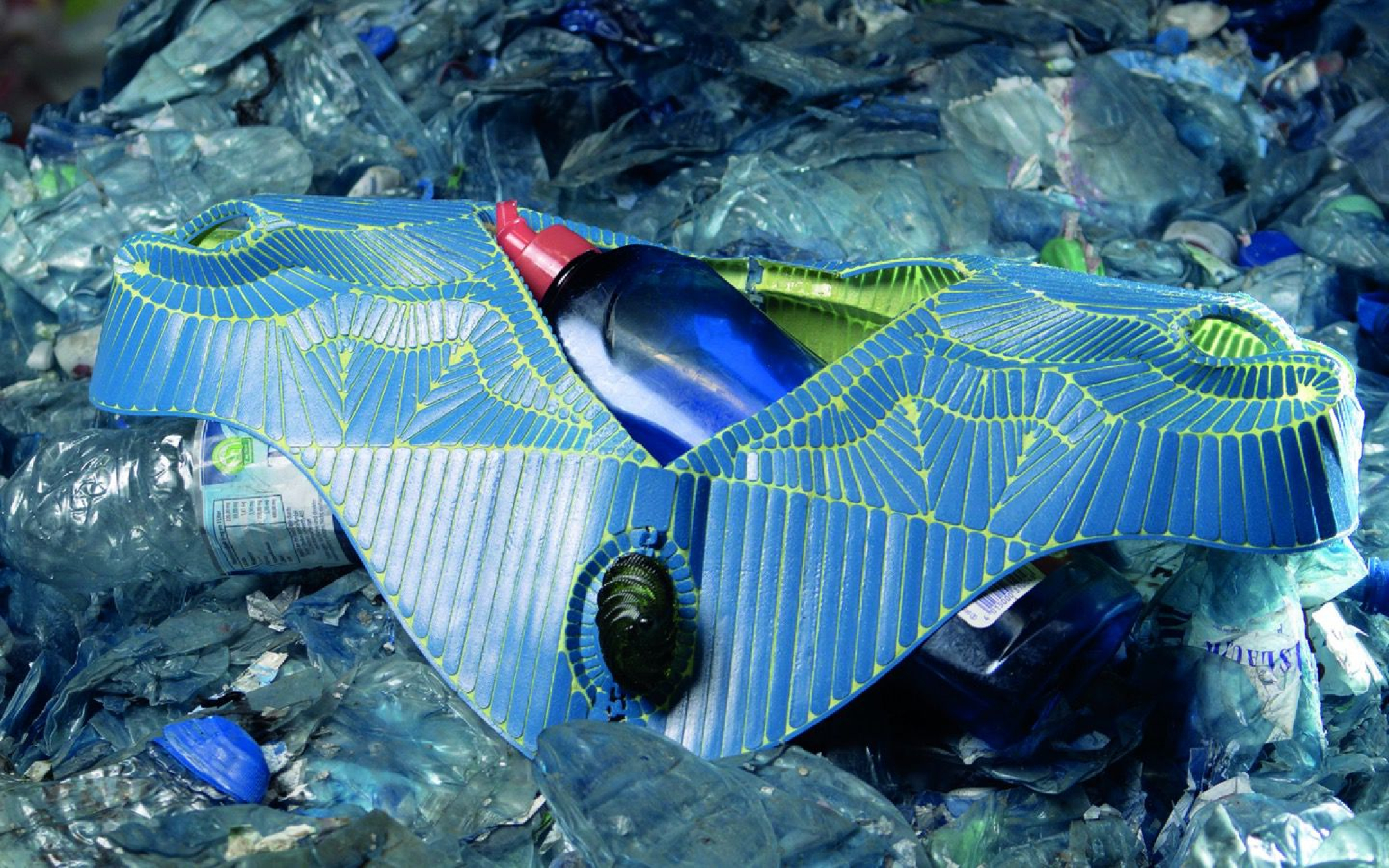 Accesorios de plástico del océano