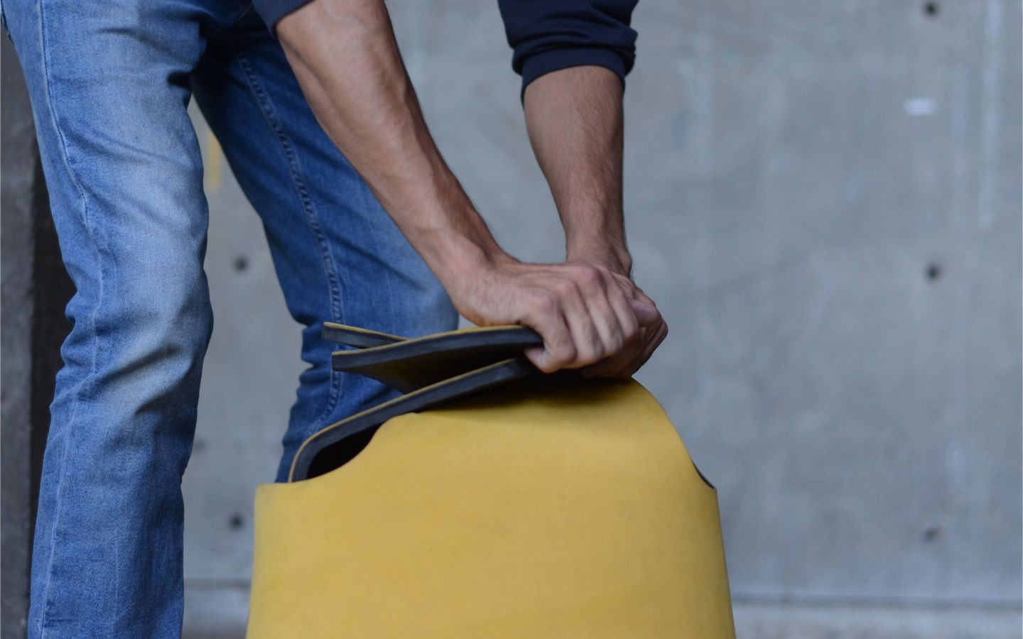 ÚNICO: portable stool