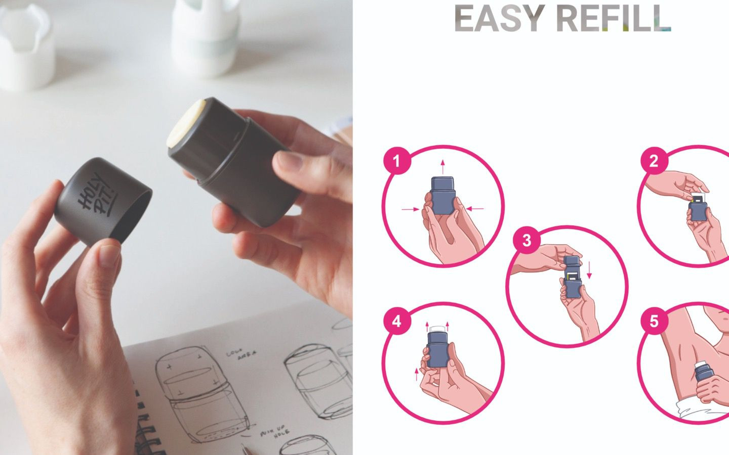 The smart REFILL DEO