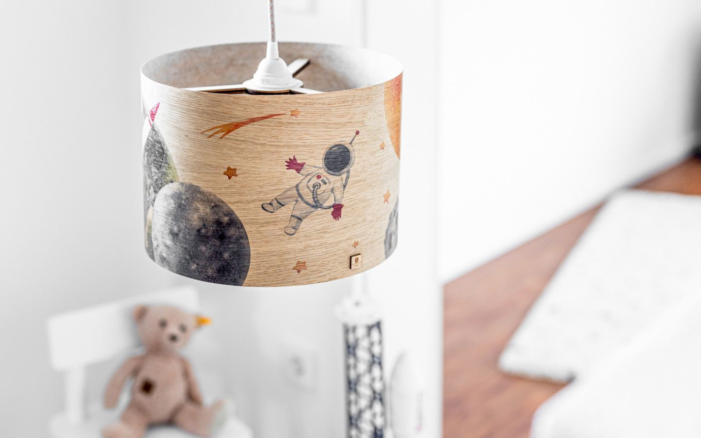 Children's wood lampshades