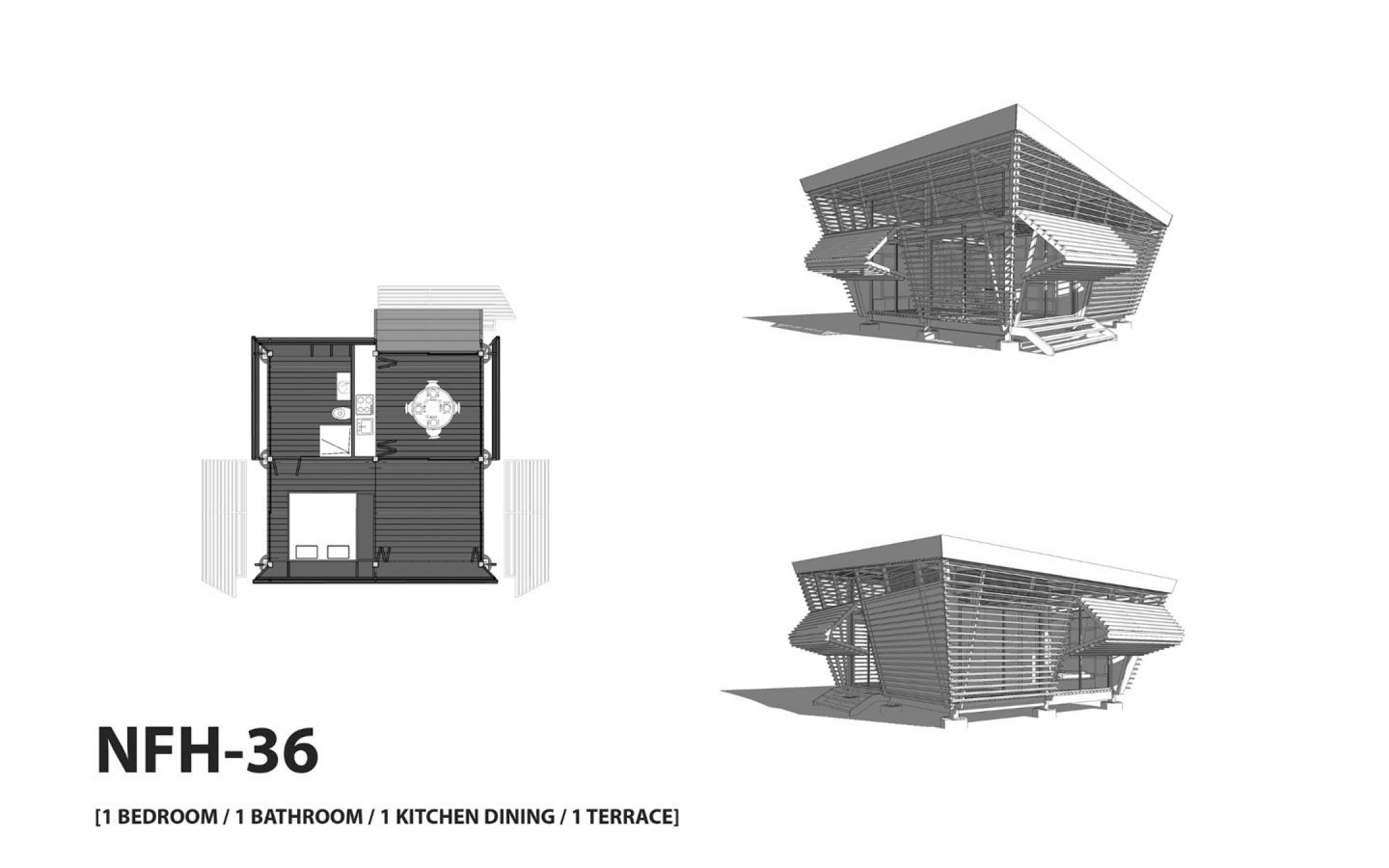 No Footprint House Wood / NFHW