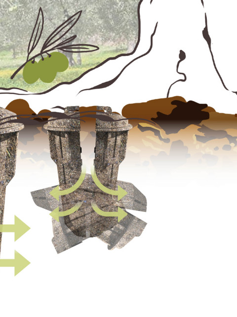 Mycelial Composting Tube