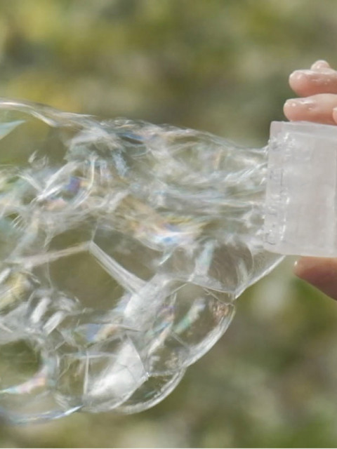 SOAP-MADE BUBBLE BLOWER