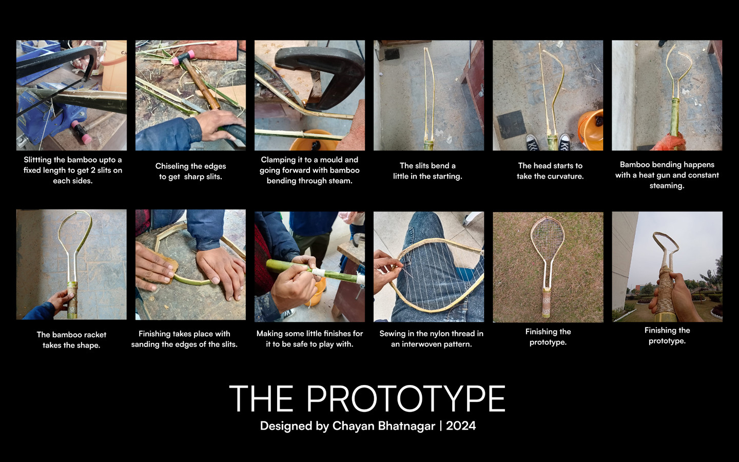 BAMBY-Bamboo Badminton Racket