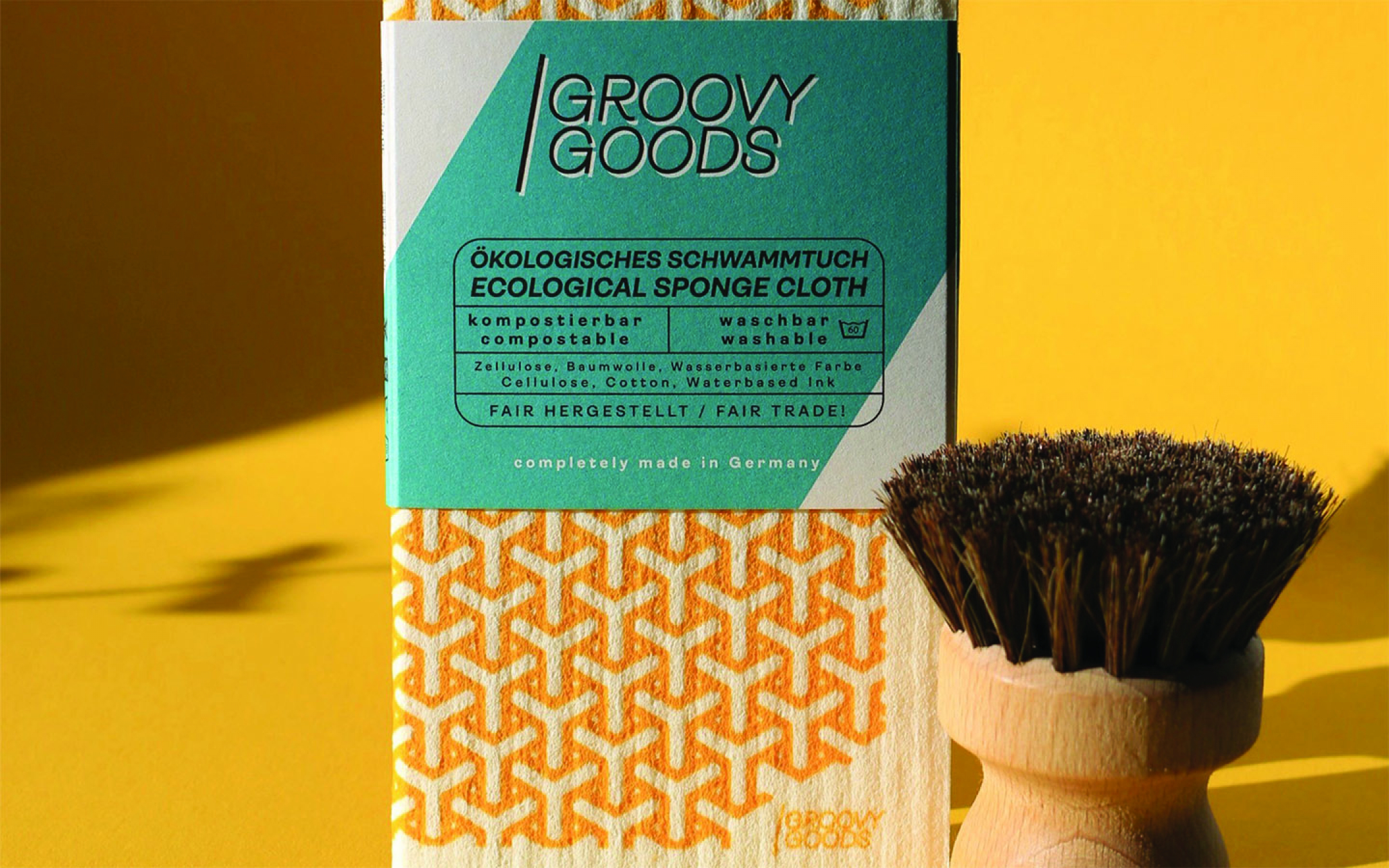 Ecological sponge cloth