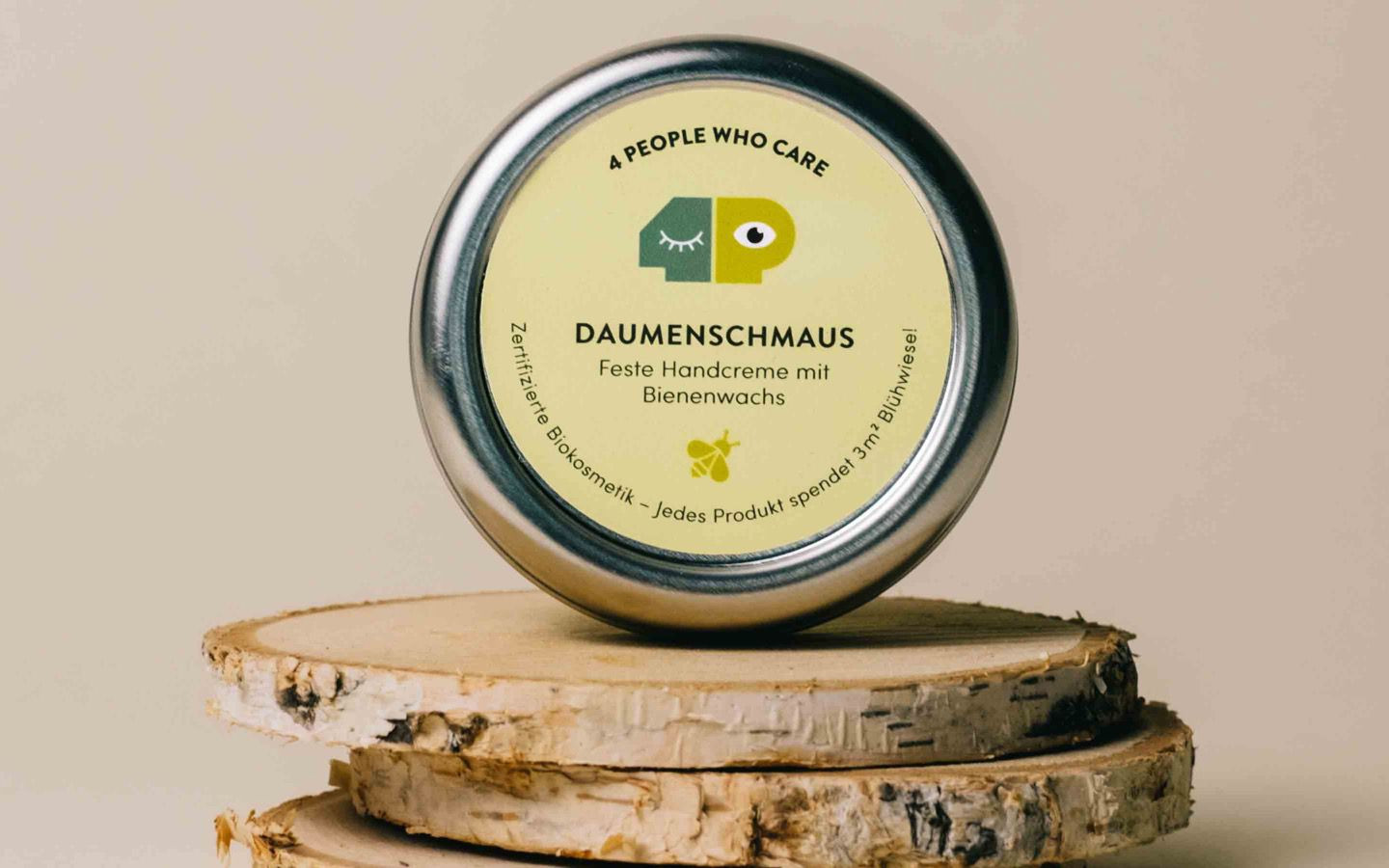 La loción manual sólida Daumenschmaus