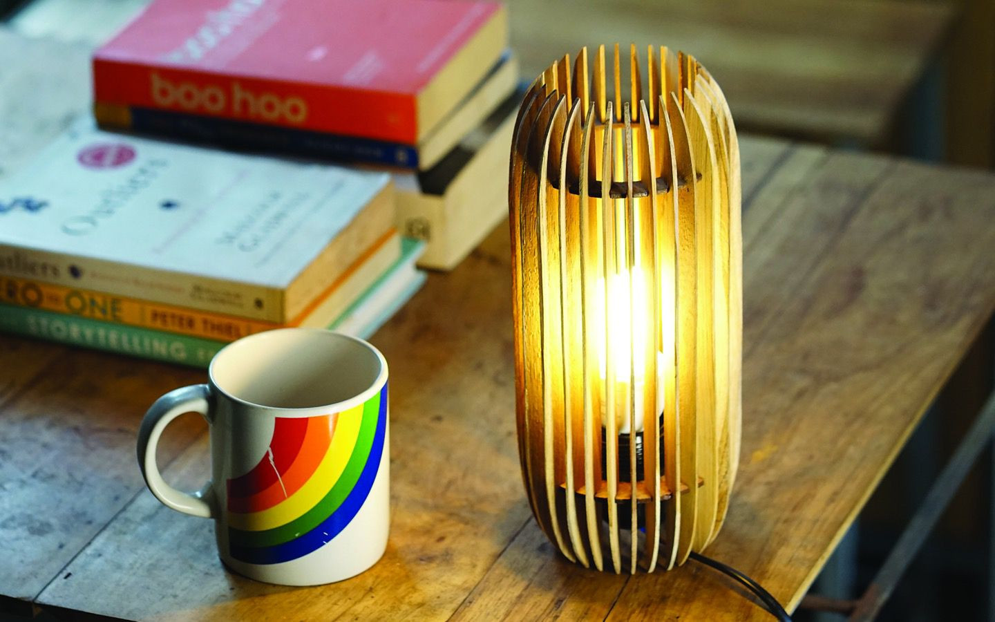 Firewood Lampe