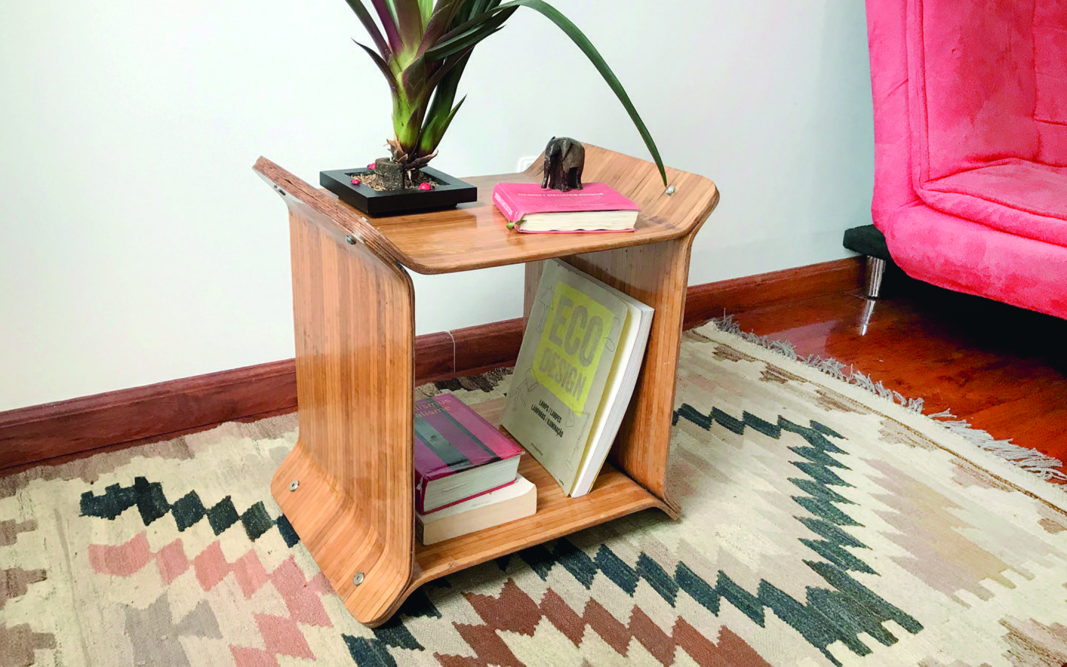 Gochi Bamboo Stool