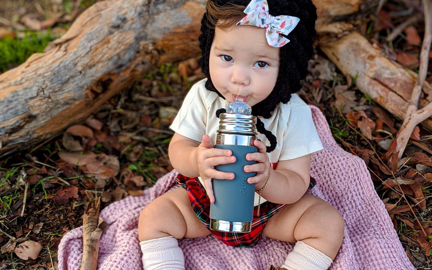 Kiki™ 9oz Insulated Straw Bottle