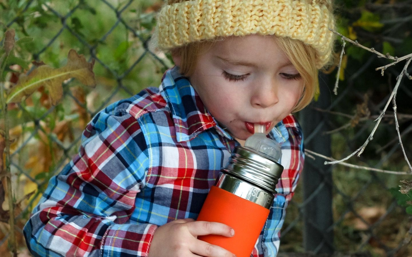 Pura insulated straw bottle