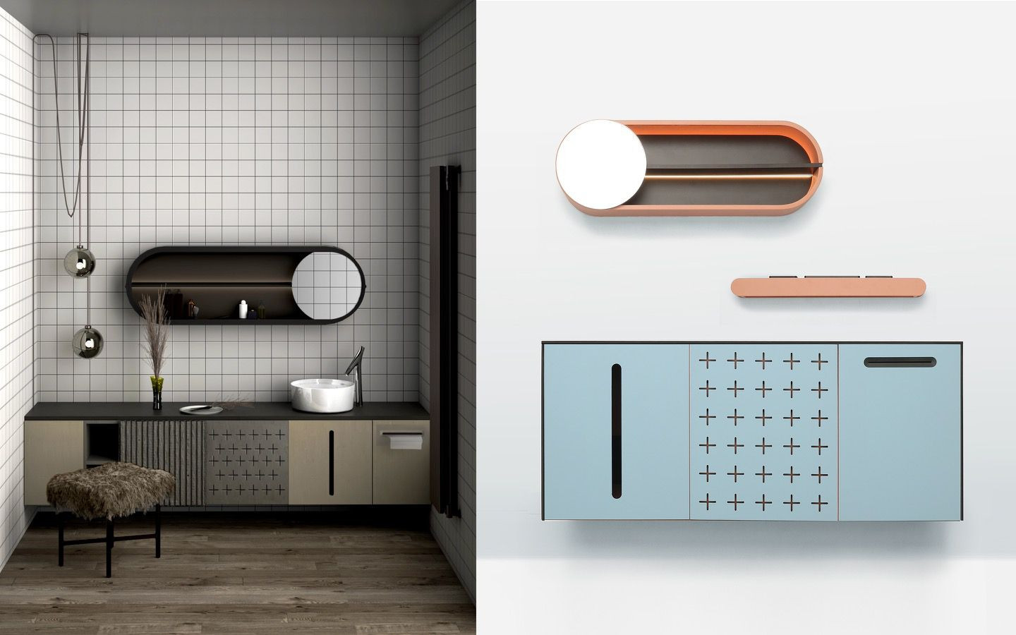 Furniture set for Bathroom Green Product & Concept Award