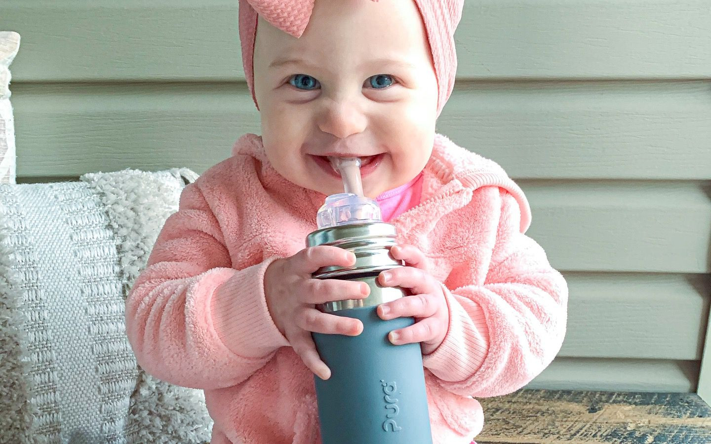 Pura insulated straw bottle