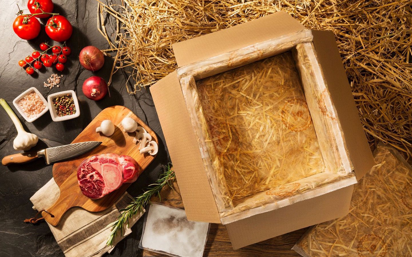 straw instead of styrofoam