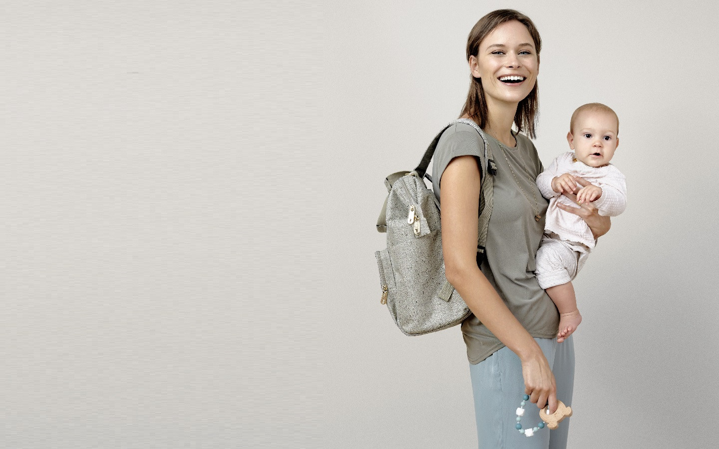 Diaper backpack -Goldie Bouclé