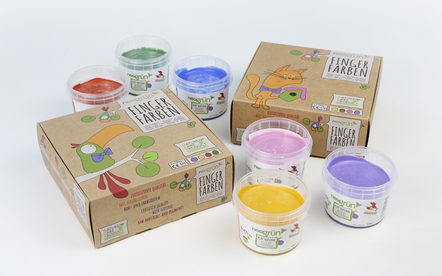 neogrün Finger paints