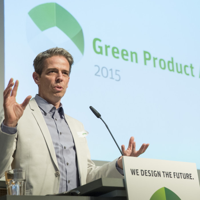 Preisverleihung Berlin Green Product Award Nils Bader